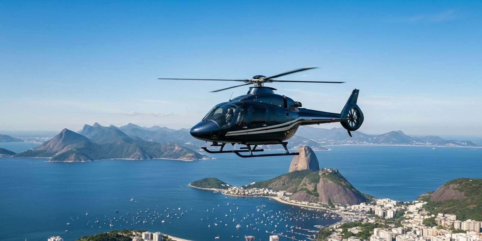 Com a Legacy, você contrata um voo de helicóptero no Rio de Janeiro e vive a Cidade Maravilhosa com luxo, exclusividade e segurança.